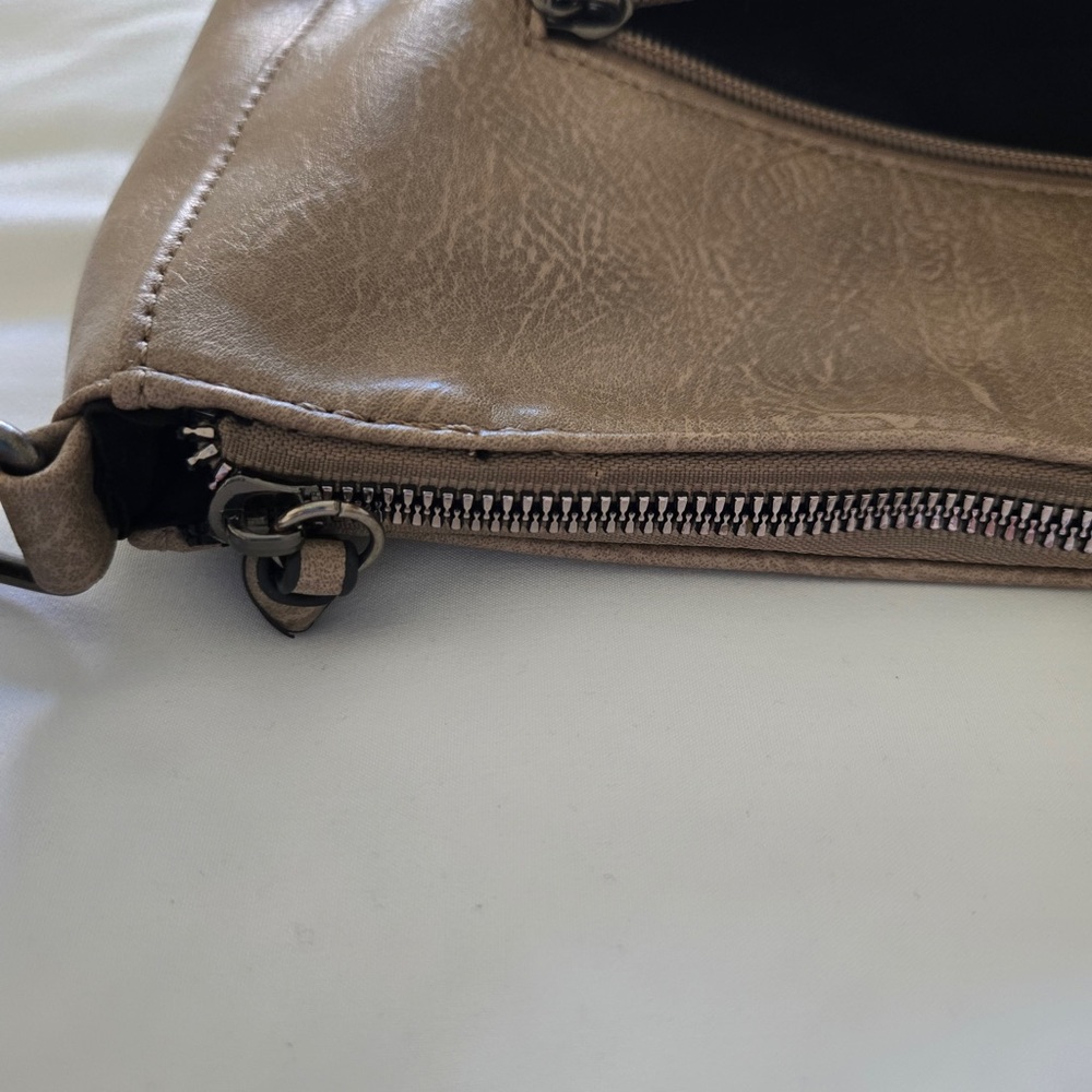 Sam & Hadley Tan Studded Crossbody Bag | Faux Leather | Boho Chic - Picture 15 of 15